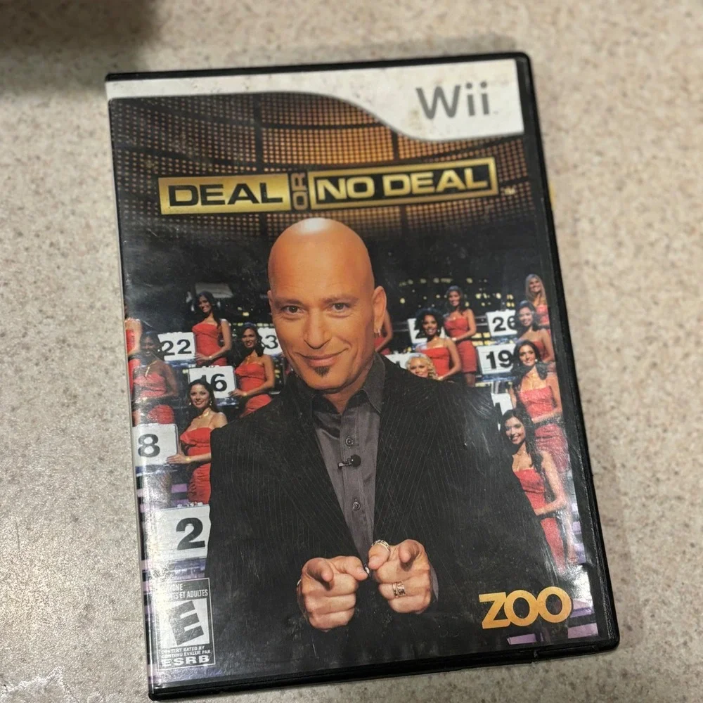 Deal or No Deal Nintendo Wii Game Howie Mandel Zoo Games RVL-RLAE-USA‎ 2008 E